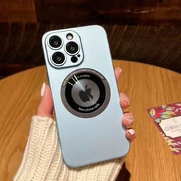 image-iPhone 14 Pro Max Magnetic Phone Case - PC Material, Frosted, Antique White