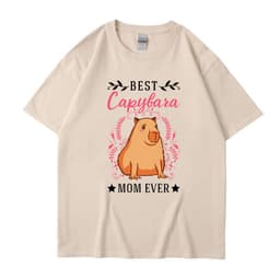 image-Cross-border independent station new summer cartoon cute Harajuku style printed cotton short-sleeved men's and women's T-shirt tops