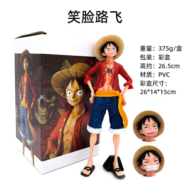 image-Ming Hong One Piece Luffy Ace Sanji Doll Figure Set