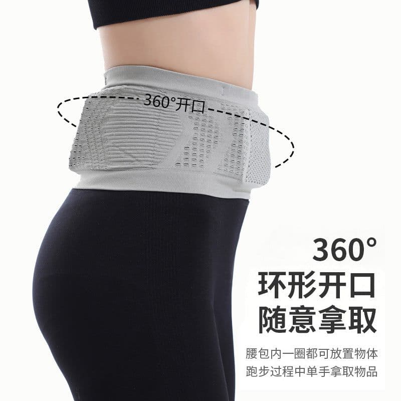 image-Sports Waist Bag - Purple XL Nylon