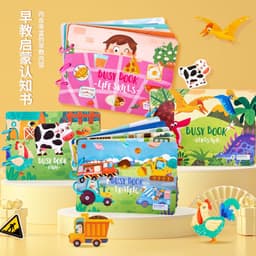 image-Children's Sticker Book - Quiet Paste Montessori