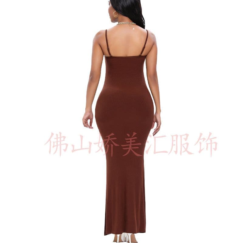 image-Beauty Club Modal Jumpsuit - Black Waist Support S