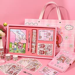 image-Ziyi Japanese Notebook Set - Cute Stickers Tape Gift