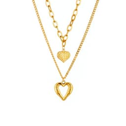 image-Titanium Steel Angel Wings Love Necklace - 41-50cm Adjustable