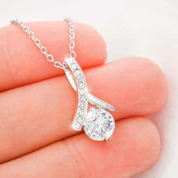 image-Fashion Herringbone Zircon Pendant Necklace - Alloy Geometry - Gift for Mom