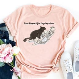 image-Cute Cat Print T-Shirt - Milk Silk 5XL Short Sleeve