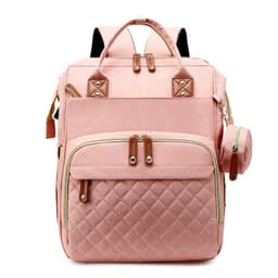 image-Diaper Bag Backpack - Large Capacity with Stroller Straps