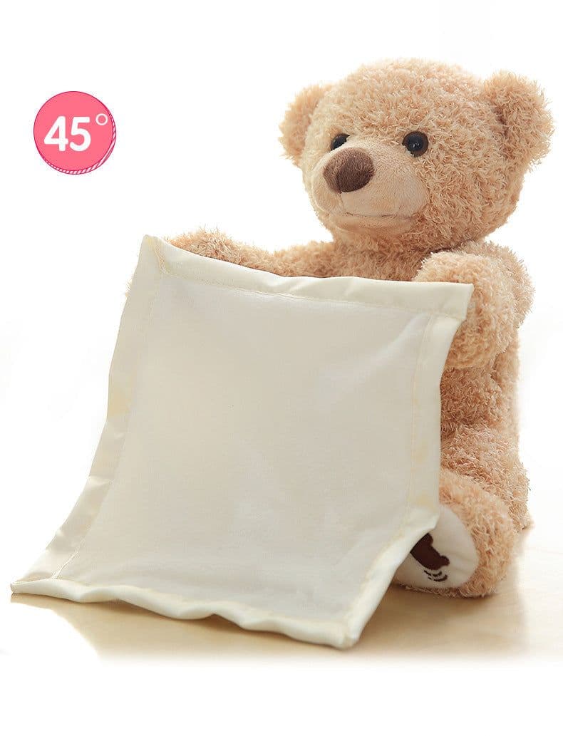 image-Plush Flying Elephant Toy - Soft LSD Peekaboo Bear - Kids Gift 4 Music/Voice - 7-14 Years