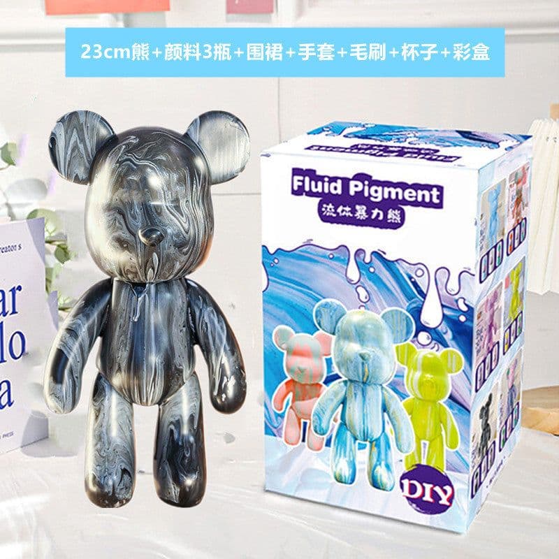 image-Fluid Bear DIY Paint Set - 6 Colors 60ml