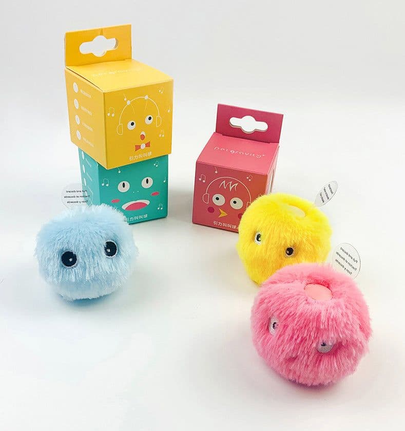 image-Pet Gravitational Rechargeable Cat Toy Ball