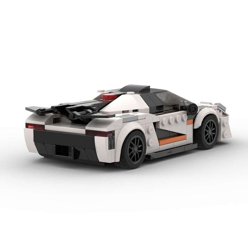 image-MOC Compatible Lego Speed Series Koenigsegg One 8-Grid Racing Car Building Blocks