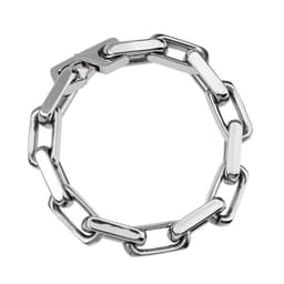 image-Titanium Steel Bracelet - Silver 21cm Unisex Couple Style