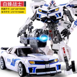 image-King Kong Robot Toy Car - Genuine Alloy Figure - Dinosaur, Wasp, Steel Cable - 25cm