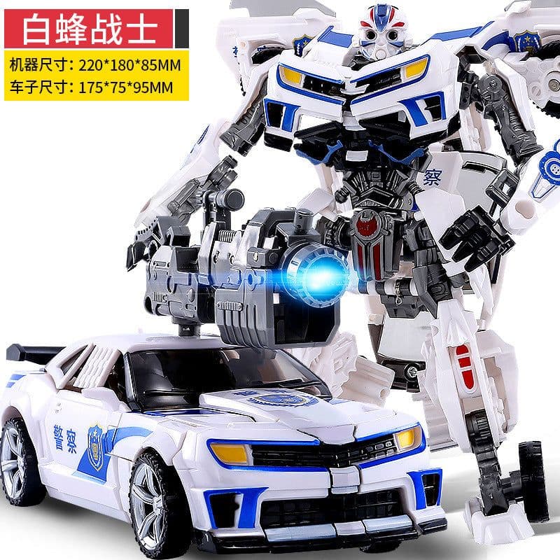 image-King Kong Robot Toy Car - Genuine Alloy Figure - Dinosaur, Wasp, Steel Cable - 25cm