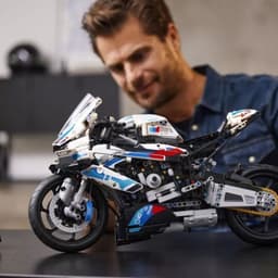 image-Compatible with Lego BMW motorcycle M1000RR assembled building blocks toy boy model Ducati birthday gift