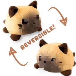 image-Cross-border foreign trade reversible cat doll plush toy double-sided octopus cute animal style reverse Yoda doll generation