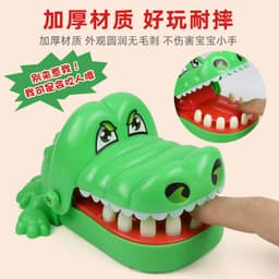 image-Hand biting crocodile icebreaker penguin pirate barrel children's educational two-player tabletop game interactive tricky small toys