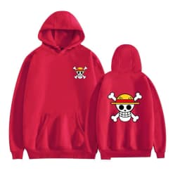 image-Yellow Hooded Sweatshirt - Anime Print Loose Fit