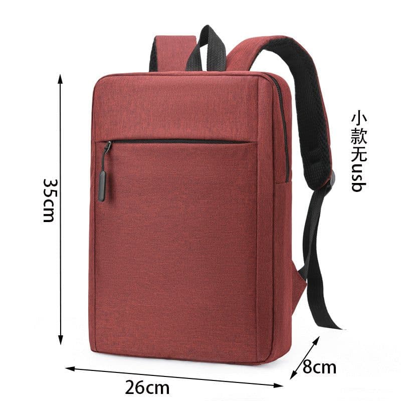 image-Little Elite 20-35L Business Backpack - Gray USB Charging Oxford Cloth