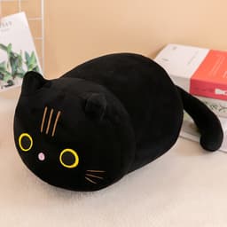image-Cat Plush Toy Doll - White 50cm Soft
