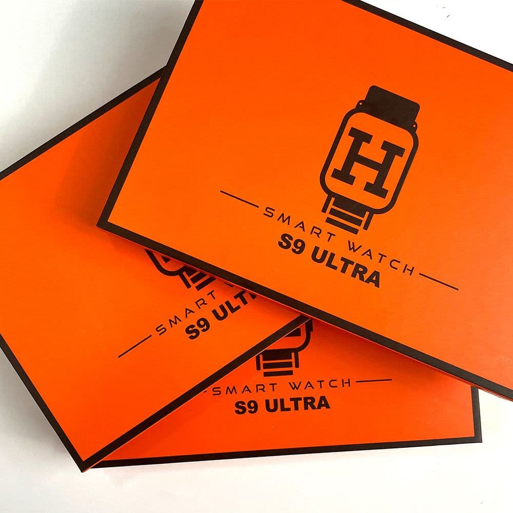 image-S9Ultra Smartwatch - Orange Square 44mm