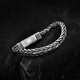 image-Chaoyin Sterling Silver Dragon Bracelet 20cm Zodiac Men's Bracelet