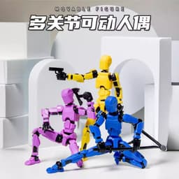image-3rd Gen Lucky Articulated Toy Soldier, 13 Movable Parts, DIY 3D Printing, Ages 3-6