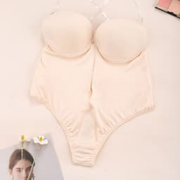 image-Chang Lizi Molded Cup Bra 3/4 - Dark Brown 3XL