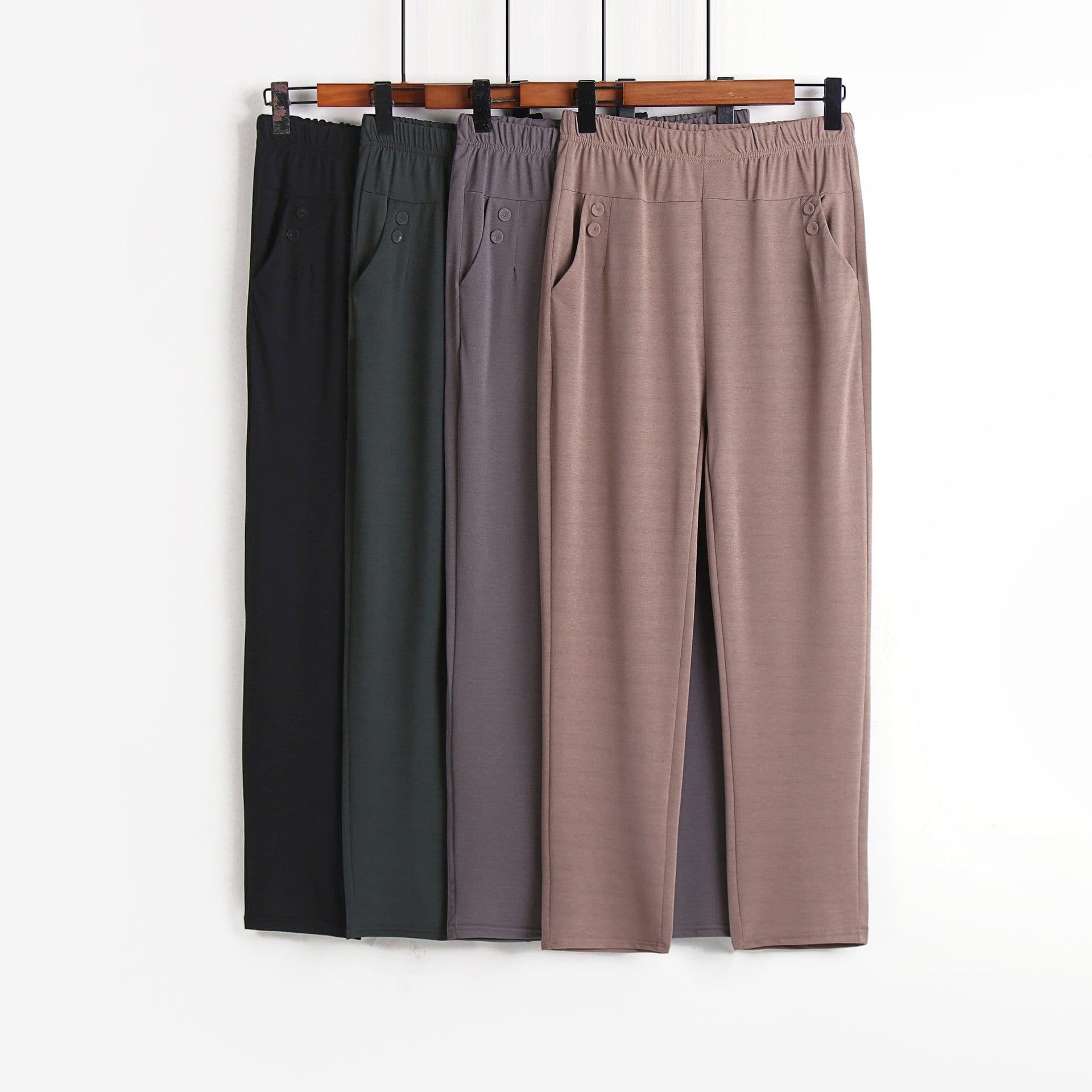 image-Star Rain Cropped Pants - Army Green Tencel