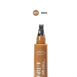 image-Cross-border hot selling four-head forked liquid eyebrow pencil Korean version four-claw waterproof and anti-Han long-lasting not easy to smudge lazy eyebrow pencil