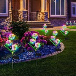 image-Solar Dandelion Garden Lamp - Outdoor Waterproof LED