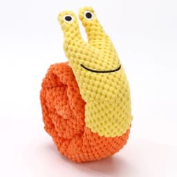 image-Han Hanle Plush Snail Dog Toy - Sound & Sniffing