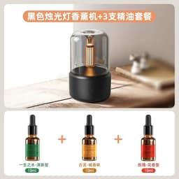 image-Output: 2022 Candlelight Aromatherapy USB Humidifier Desktop - Atmosphere (65 characters)