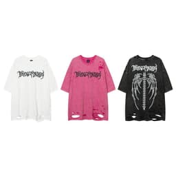 image-TKPA Hip-Hop T-Shirt - Black Skeleton Devil XXL