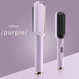 image-Hot Selling LCD Hair Straightener Comb - Ionic