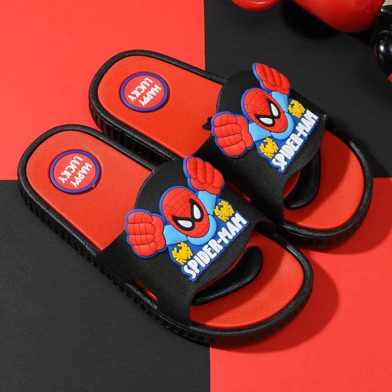 image-Kids Cartoon Slippers - Gray Spider-Man, Size 38-39, Summer 2023