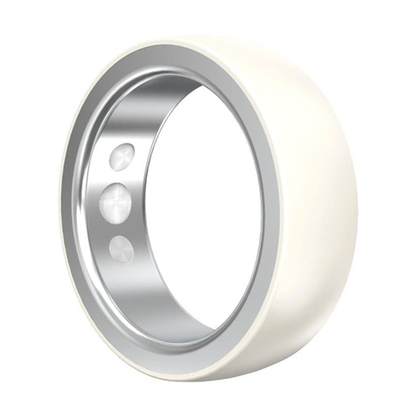 image-Smart Ring SR200 - Heart Rate, BP, Oxygen, Sleep, Calories, Pedometer - White