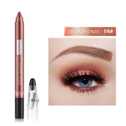 image-Cross-border eyeshadow pen, eyeliner, eyeshadow stick, eyeshadow silkworm pen, pearlescent eyeshadow pen with pencil sharpener, foaming pen