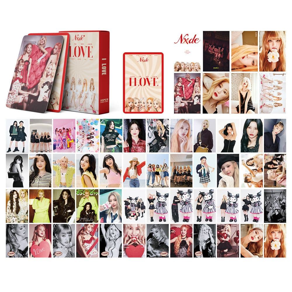 image-(G)I-DLE 55 Photo Cards LOMO Set - Yuqi Shuhua Miyeon