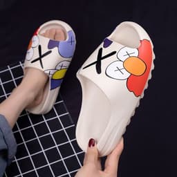 image-Coconut-Sesame Street Flip Flops - Beach Slippers - Thick Sole - Size 36-37
