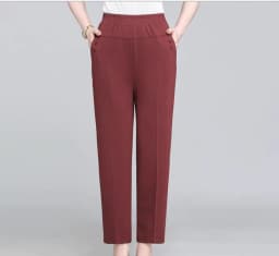 image-Star Rain Cropped Pants - Army Green Tencel