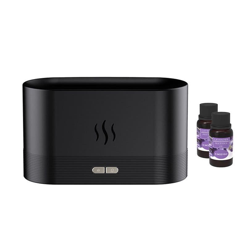 image-USB Flame Aroma Diffuser - Xiangyun White Small Humidifier