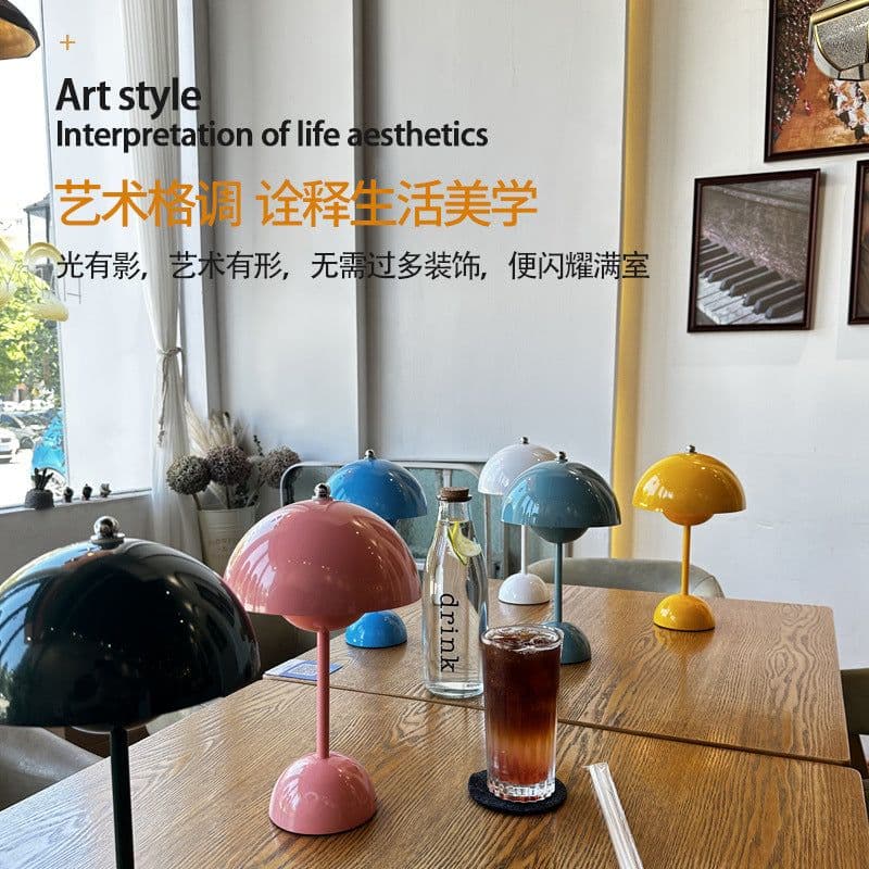 image-Nordic Mushroom Table Lamps - Cross-border Sale - Low Prices
