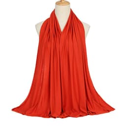 image-Modal Cotton Scarf - Long Soft Casual Solid Color