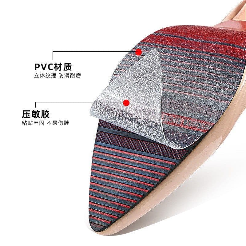 image-Sole anti-slip stickers PEVA anti-slip tape transparent rubber anti-slip mat sports shoes protection anti-slip wear-resistant rubber pad stickers