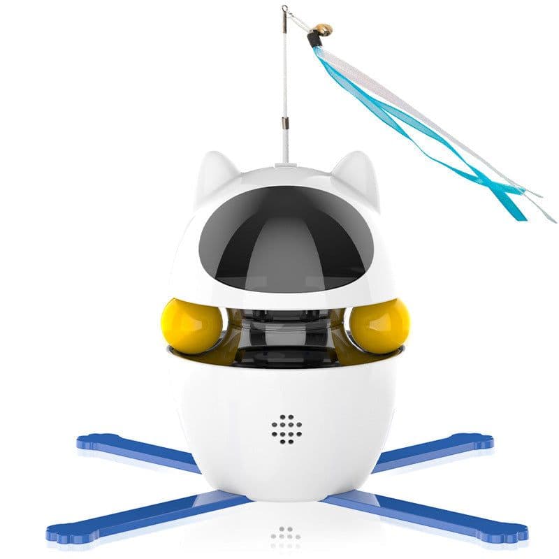 image-Smart Electric Cat Turntable & Laser Teaser Toy - Popular Cat Toy