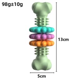 image-Pet Toy Dog Chew TPR Bone - Bite Resistant