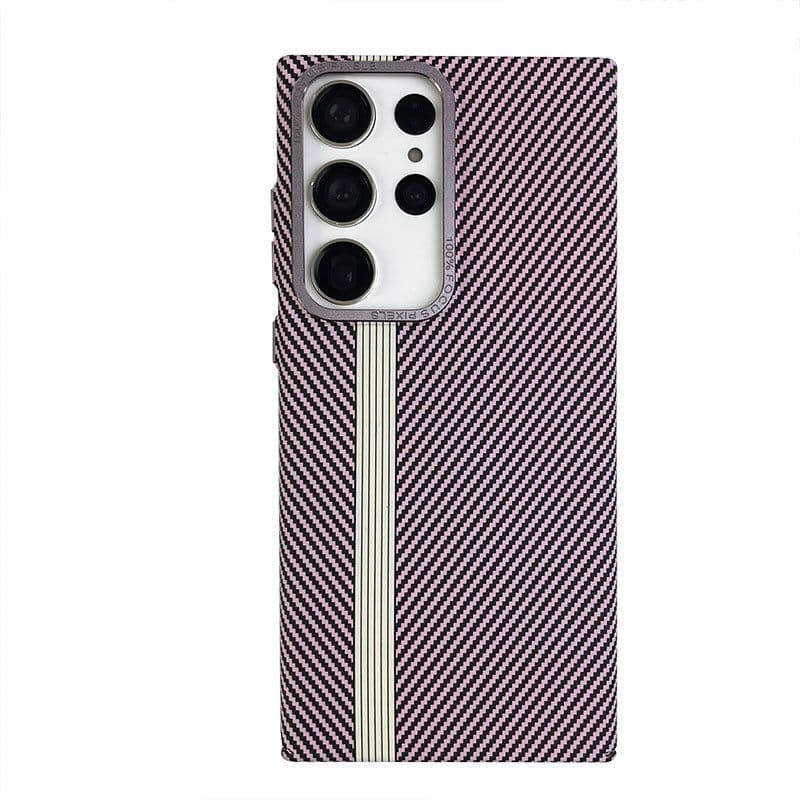 image-Samsung S24 Ultra PC Case - Carbon Fiber Magnetic Cover