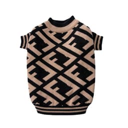 image-Pet Sweater - Double Layer F Letter Dog Cat Clothes