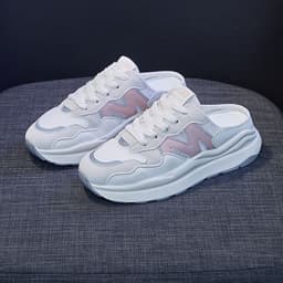 image-Korean Summer 2023 Canvas Shoes, Khaki, Low Top, Thick Sole, 40